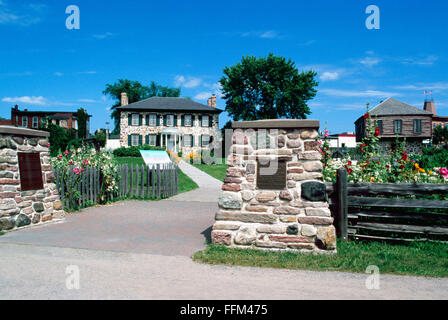 Sault Sainte Marie, Ontario, Kanada - Ermatinger Clergue National Historic Site Stockfoto