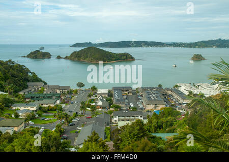 Paihia, Bay of Islands, Neuseeland Stockfoto