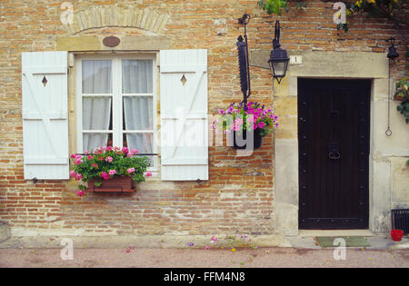 Frankreich, Meuse (55), Dorf von Beaulieu-En-Argonne, altes Haus / / Meuse (55), Dorf de Beaulieu En Argonne, Ancienne Maison Stockfoto