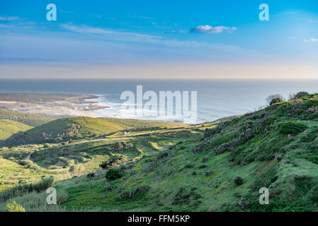 Cabo da Roca, dem extremen westlichen Punkt Europas in Sintra, Portugal. Stockfoto