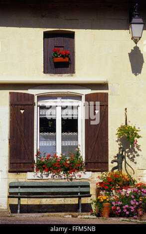 Frankreich, Meuse (55), Dorf von Beaulieu-En-Argonne, altes Haus / / Meuse (55), Dorf de Beaulieu En Argonne, Ancienne Maison Stockfoto