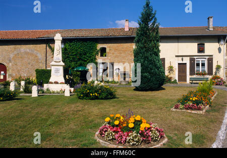 Frankreich, Maas (55), Dorf Beaulieu en Argonne, Blumenort Stockfoto