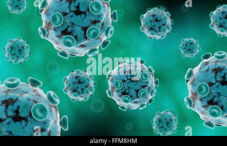 Konzeptbild von Zika-Virus. Stockfoto