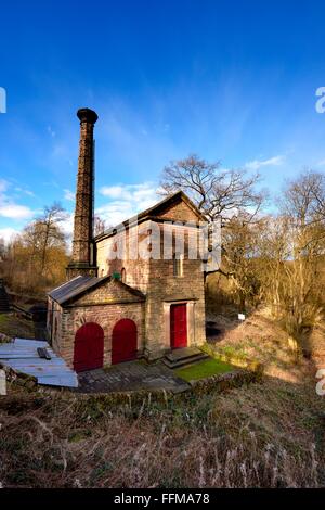 Leawood Pumping Station auf dem Kanal Cromford Derbyshire Peak District England UK Stockfoto