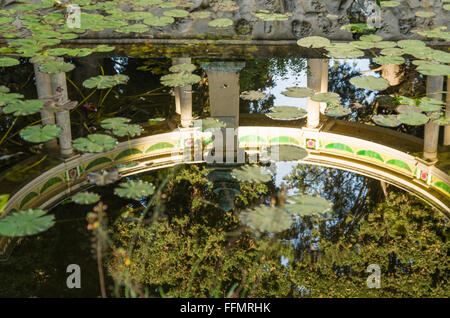 Fontana Rosa Garten, Menton, PACA, Frankreich Stockfoto