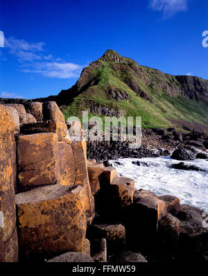 Das UNESCO-Weltkulturerbe Giants Causeway, North Coast, County Antrim, Nordirland Stockfoto