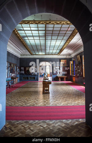 eine der Hallen im Joseph Stalin-Museum in der Stadt Gori, Georgien Stockfoto