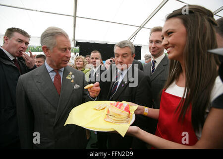 Charles, Prinz von Wales (Charles Philip Arthur George, geboren 14. November 1948), ist der ältester Sohn und Thronfolger von Königin Elizabeth II. Bekannt alternativ in South West England als Herzog von Cornwall und Schottland als Duke of Rothesay, er ist der am längsten amtierende Thronfolger in der britischen Geschichte, er bekleidete die Position seit 1952.  Er ist auch der älteste Mensch, seit Sophia von Hannover (die Erben mutmaßlichen Queen Anne), der nächste in der Thronfolge sein, die im Jahre 1714 im Alter von 83 Jahren gestorben. Charles wurde als der erste Enkel von König George VI. und Königin Elizabeth im Buckingham Palace geboren. H Stockfoto