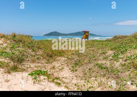 Schöne Landschaft am Strand Campeche in Florianópolis, Santa Catarina, Brasilien. Einer der wichtigsten Touristen-Destination in sout Stockfoto