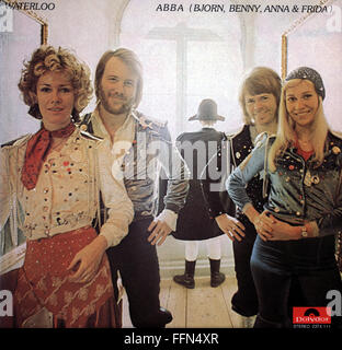 Musik, Platten, 'Waterloo', von ABBA, Cover, Polar Music, Polydor, 1974, zusätzliche-Rechte-Clearences-nicht verfügbar Stockfoto