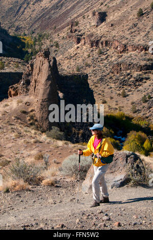 Blick vom Scout Camp Trail, Studie Wildnisgebiet Steelhead fällt Deschutes Wild und Scenic River, Oregon Stockfoto