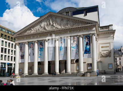 Theatre Royal De La Monnaie oder Opernhaus, Brüssel, Belgien Stockfoto