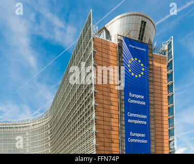 Sitz der Europäischen Kommission, Berlaymont Gebäude, Teil des Europäischen Parlaments, Brüssel, Belgien, Europa