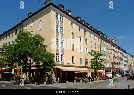 Geographie/Reisen, Deutschland, Bayern, München, Straßenszenen, türkenstraße Ecke Schellingstrasse, Additional-Rights - Clearance-Info - Not-Available Stockfoto