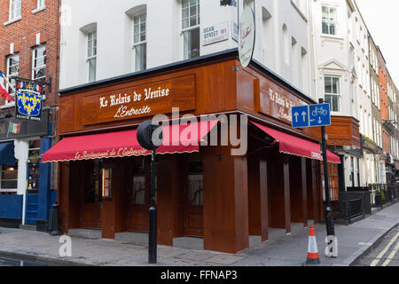 Das Relais de Venise auf Dean St London Stockfoto