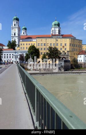 Stephansdom in Passau, zu senken, Bayern, Deutschland, Europa Stockfoto