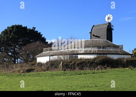 Hogg Hill Mühle ist ein 18. Jahrhundert restauriert Kittel Windmühle in Icklesham. Heute ist es Sir Paul McCartney Tonstudio, UK. Stockfoto