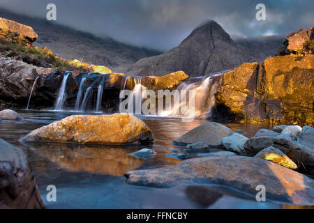 Die Fee-Pools, Isle Of Skye Stockfoto