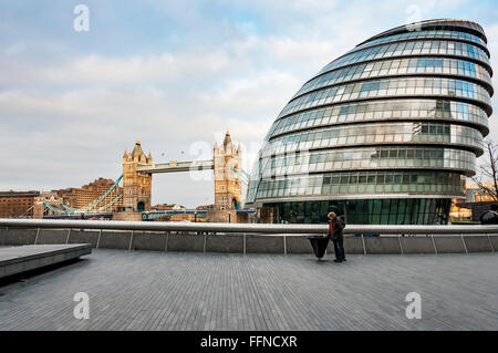 Ansicht des modernen London Stockfoto