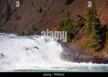 Bow Falls, Nationalpark, Alberta, Kanada, Stockfoto