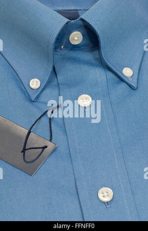 Neue Männer Kleid Shirt Detail Stockfoto