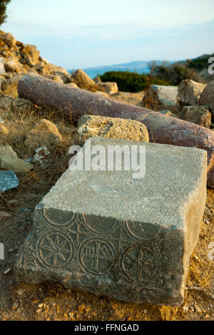 Griechenland, Kreta, Sitia, Ausgrabung von Itanos Bei Vai Stockfoto