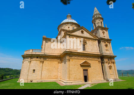 Montepulciano, Kirche Madonna di San Biagio, Provinz Siena, Toskana, Italien Stockfoto