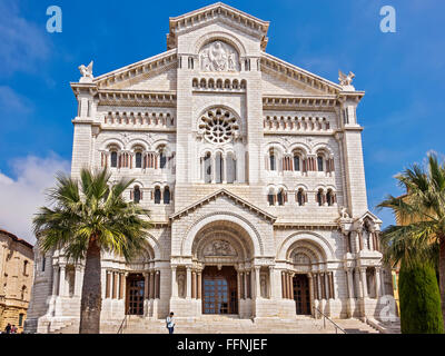 Die Kathedrale Monte Carlo Monaco Stockfoto