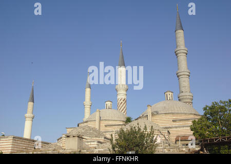 Minarette der Uc Serefeli Moschee in Edirne, Türkei Stockfoto