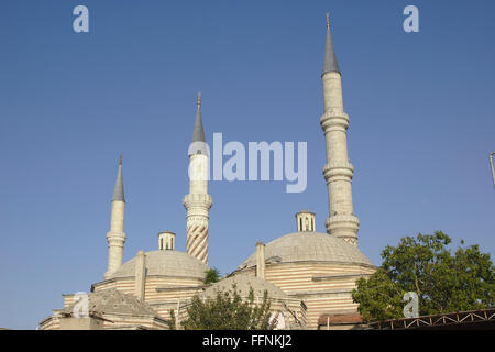 Minarette der Uc Serefeli Moschee in Edirne, Türkei Stockfoto