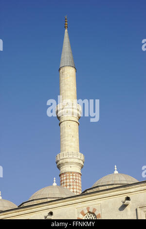 Minarett der Uc Serefeli Moschee in Edirne, Türkei Stockfoto