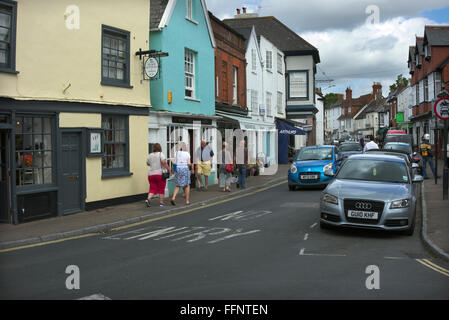 Fore St, Topsham, Devon UK Stockfoto