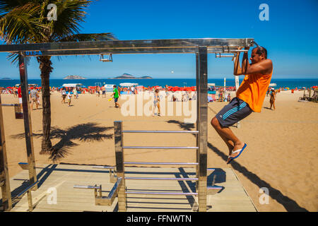 Strand von Leblon. Rio De Janeiro. Brazilien Stockfoto