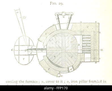 60 "eine praktische Abhandlung über Metallurgie, adaptiert von der letzten deutschen Ausgabe von Professor K.s Metallurgie, von W. Crookes eine Stockfoto