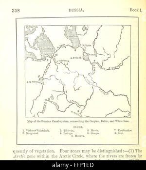 74 der "des Schülers Handbuch der modernen Geographie. Mathematische, physikalische und beschreibende " Stockfoto