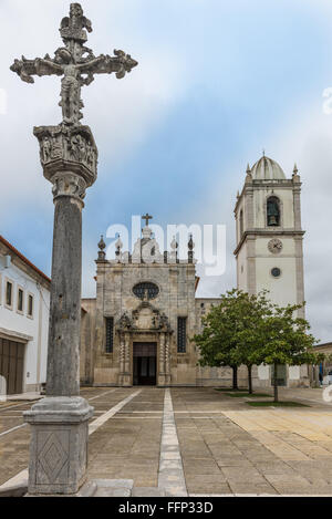 Die Kathedrale von Aveiro, auch bekannt als die Kirche des Heiligen Dominikus ist eine römisch-katholische Kathedrale in Aveiro, Portugal Stockfoto