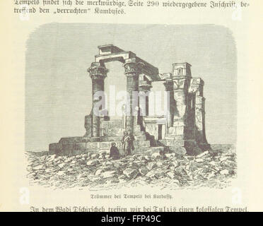 01 von ' Das Alte Wunderland der Pyramiden... Vierte Umgearbeitete Und Vermehrte Auflage. Mit 200 Text-Abbildungen Und Karten, Stockfoto