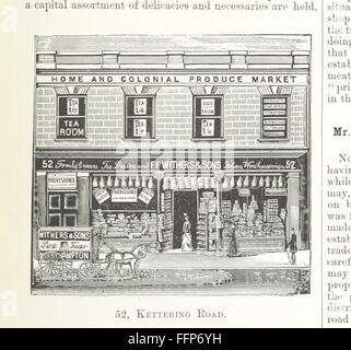 Diese illustrierte Übersicht bietet einen Leitfaden zu den besten Einkaufsmöglichkeiten in Northampton, einschließlich detaillierter Informationen über lokale Unternehmen, Märkte und Einzelhandelsmöglichkeiten in der Region. Stockfoto