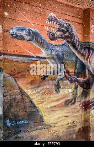 Dinosaurier Baryonyx, Igea, La Rioja, Spanien, Europa Stockfoto