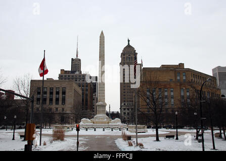 Buffalo, New York, USA. 14. Januar 2016. Schnee in Buffalo, New York, USA, 14. Januar 2016. Foto: Christina Horsten/Dpa/Alamy Live News Stockfoto