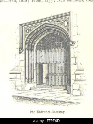 „Ein Handbuch für Besucher von Oxford“ von John Henry Parker ist ein ausführlicher Leitfaden für die Universitätsstadt Oxford. Mit 100 Holzschnitten illustriert, bietet es wertvolle Informationen für Besucher, einschließlich historischer und architektonischer Sehenswürdigkeiten. Stockfoto