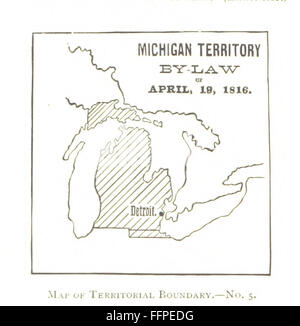 40 "Die Geschichte von Detroit und Michigan oder die Metropole illustriert, etc." Stockfoto