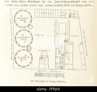 40 von "Leipzig Und Seine Bauten. Herausgegeben von der Vereinigung... Mit 372 Ansichten, etc. " Stockfoto