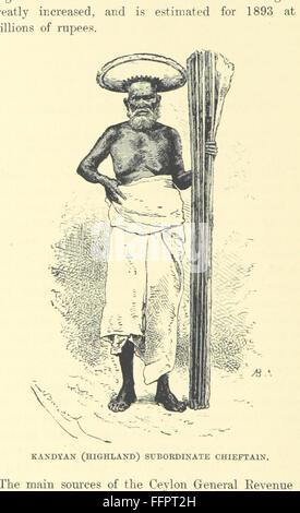 Dieses Vintage-Buch „Ceylon in 1893“ bietet einen umfassenden Einblick in die Insel Ceylon (heute Sri Lanka) im späten 19. Jahrhundert. Das Buch befasst sich mit den sozialen, wirtschaftlichen und politischen Bedingungen der damaligen Zeit, mit einem besonderen Schwerpunkt auf der britischen Kolonialpräsenz und der Entwicklung der Insel. Stockfoto