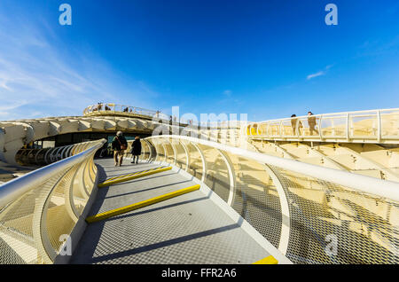 Metropol Parasol, Plaza De La Encarnación, Sevilla, Andalusien, Spanien, Sevilla, Andalucía, Spanien Stockfoto