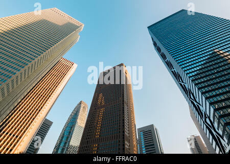 Wolkenkratzer in Shinjuku, Tokyo - Japan Stockfoto