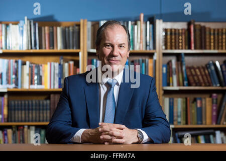 William Lees-Jones, Geschäftsführer der Familie Brauer JW Lees Stockfoto