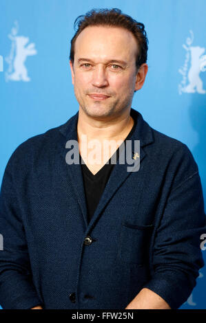 Berlin, Deutschland. 15. Februar 2016. Vincent Perez während der "Allein In Berlin/Jeder Stirbt Für Sich Allein" Fototermin bei der 66. Berlin International Film Festival/Berlinale 2016 am 15. Februar 2016 in Berlin, Deutschland. © Dpa/Alamy Live-Nachrichten Stockfoto