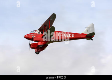 De Havilland DH90 Dragonfly bei Shoreham airshow Stockfoto