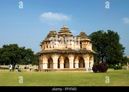 Lotus Mahal in Hampi in Karnataka Indien Asien Stockfoto